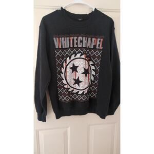 Whitechapel Band Sweatshirt Black Sm/Med, Vintage, Rock Vintage, Retro